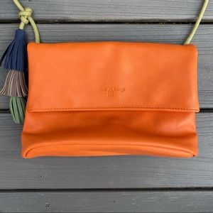 Nice Things Tassel Flap Over Cross Body Bag.